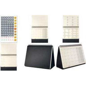 SIGEL Conceptum C2481 Tisch-Monatskalender 2024, schwarz, 144 Seiten