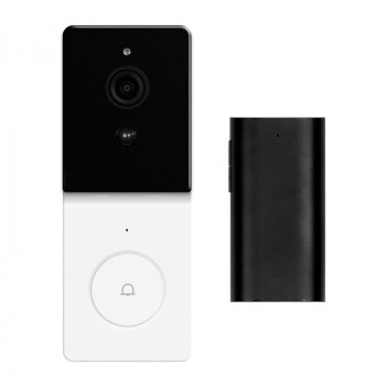 MOES WDB-TY-B20 WLAN-Videotürklingel-Set, 1080p, EU-Innengong