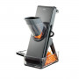 GEFU STANDO 89551 manueller Gemüsehobel, Grau