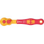 Wera 8007 A VDE Zyklop isolierte Knarre, 1/4 Zoll, 144 mm, 05004866001
