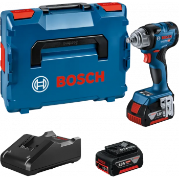 Bosch GDS 18V-330 HC Schlagschrauber-Set 06019L5003, 2 × 5,0 Ah, GAL 18V-40, L-BOXX
