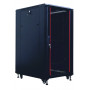 IT-BUDGET SRK 19-Zoll-Netzwerkschrank-Set, 27 HE, 600 × 800 mm, Schwarz, 99ITB19SRK2768GSM