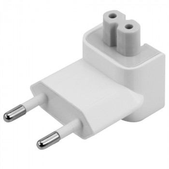 Akyga AK-AD-60 EU-Ersatzstecker CEE 7/16 auf IEC C7, Weiß