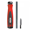 RUKO 107004 Unigrat C HSS-Entgratersatz, 3-teilig